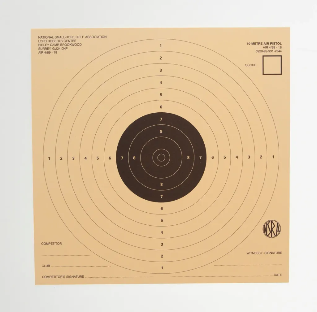 [SSSNSRA025] NSRA Air 4/89-18 (10M 1 Target Air Pistol)