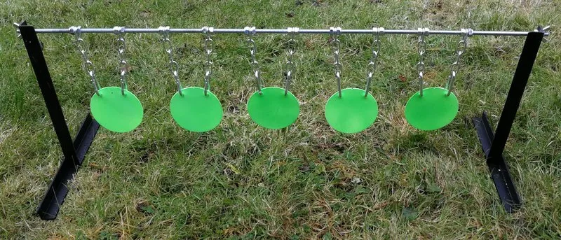 Air Rifle Gong Airgun Target - Quintuple