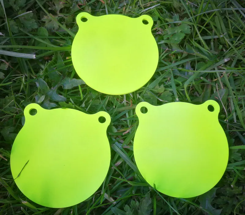 Air Rifle 3 Inch Round Gong Airgun Target - Three Pack