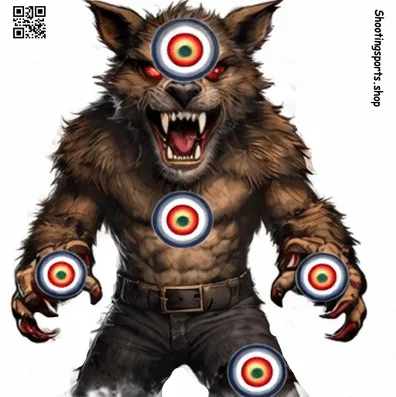 Werewolf Monster - Paper 14cm x 14cm