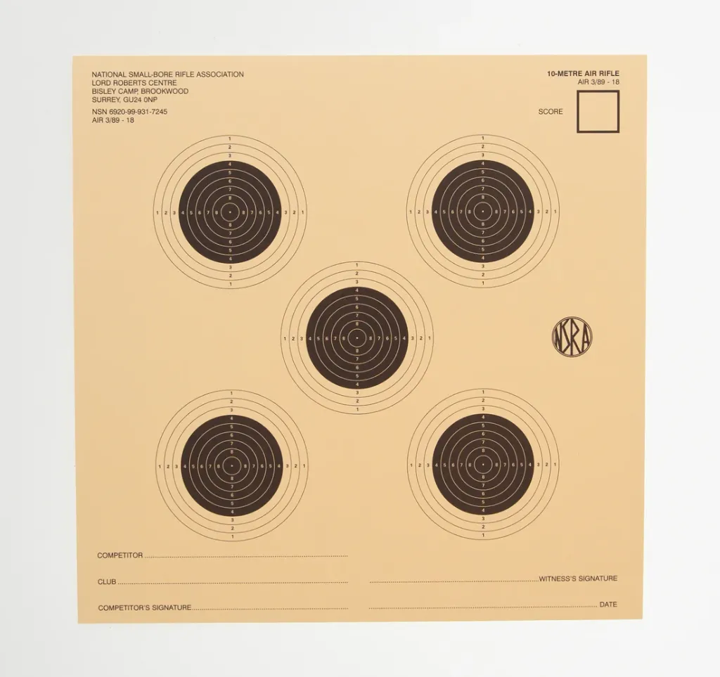 [SSSNSRA024] NSRA Air 3/89-18 (10M 5 Target Air Rifle) (1)