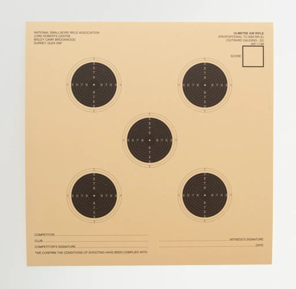 [SSSNSRA022] NSRA Air 11/99-18 (10 M Air Rifle Prop to 50 Metres) (1)